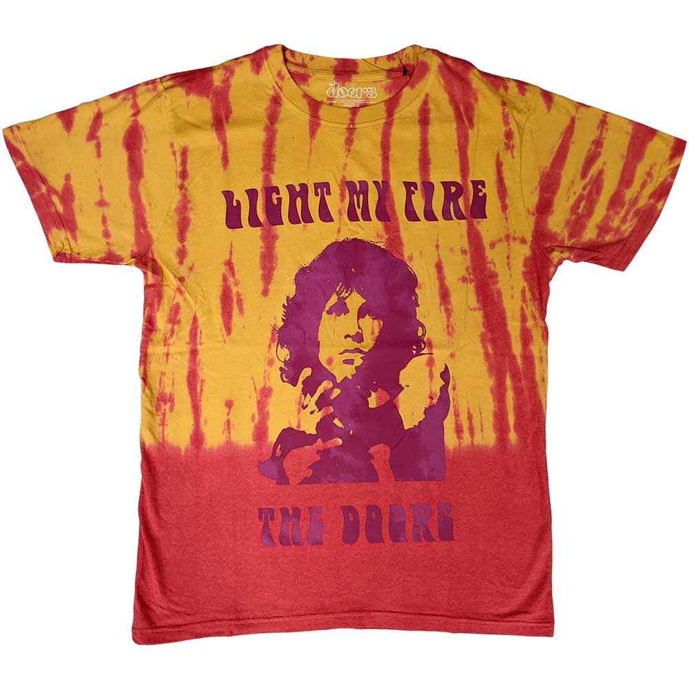 The Doors Unisex T-Shirt: Light My Fire (Wash Collection) T-Shirt