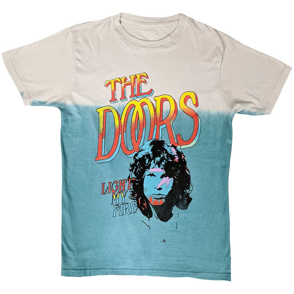 The Doors Unisex T-Shirt: Light My Fire Stacked (Wash Collection) T-Shirt