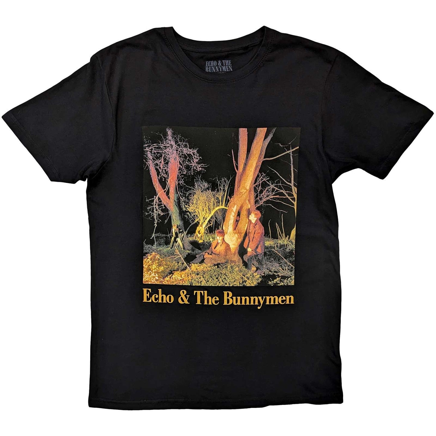 Een foto van een T-Shirt van Echo & The Bunnymen.