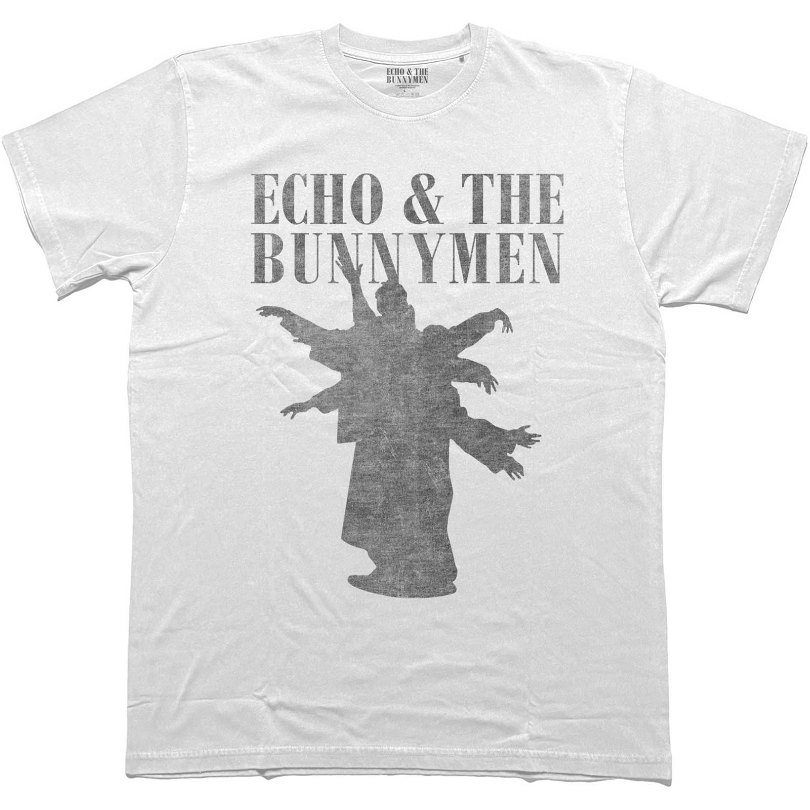 Een foto van een T-Shirt van Echo & The Bunnymen.