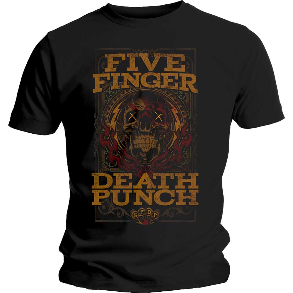 Five Finger Death Punch Unisex T-Shirt: Wanted T-Shirt