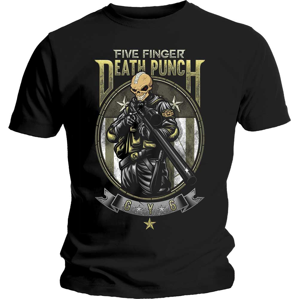 Five Finger Death Punch Unisex T-Shirt: Sniper T-Shirt