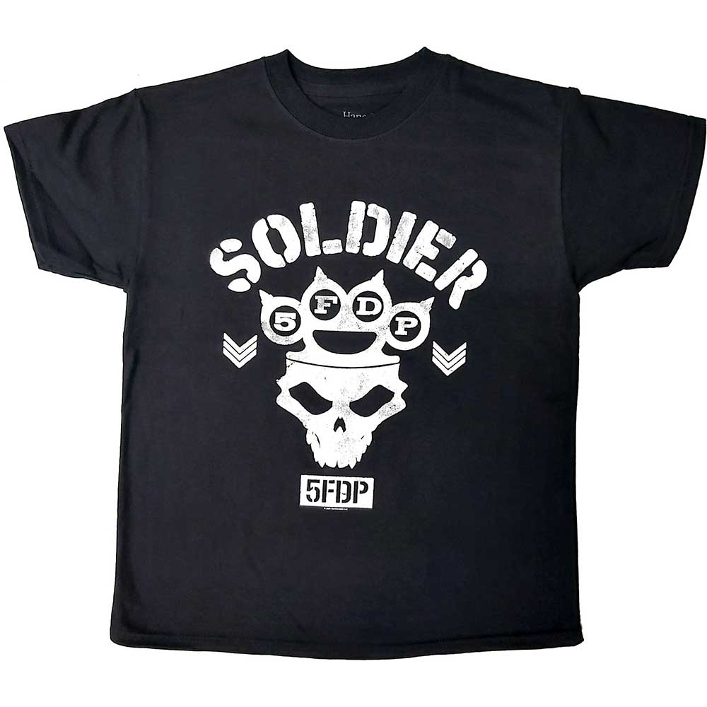 Five Finger Death Punch Kids T-Shirt: Soldier T-Shirt