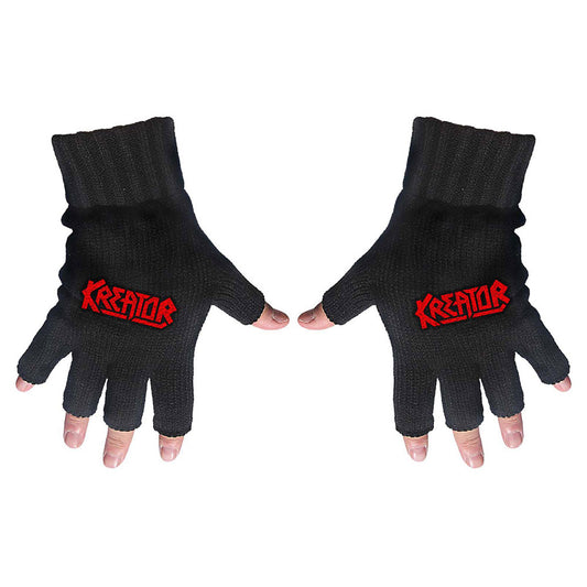 Kreator Unisex Fingerless Gloves: Logo Vingerloze handschoenen