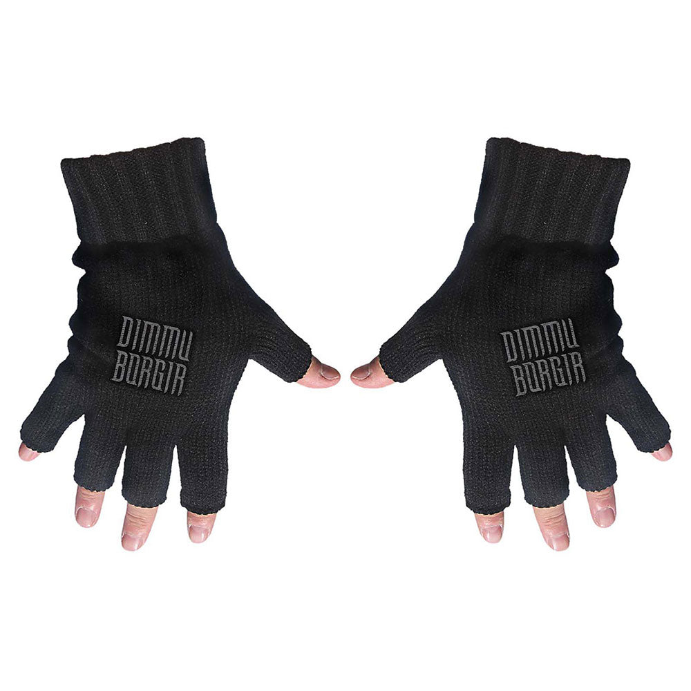 Dimmu Borgir Unisex Fingerless Gloves: Logo Vingerloze handschoenen