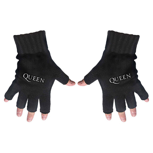 Queen Unisex Fingerless Gloves: Logo Vingerloze handschoenen