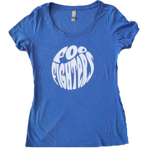 Foo Fighters Ladies T-Shirt: 70s Logo (Ex-Tour) T-Shirt
