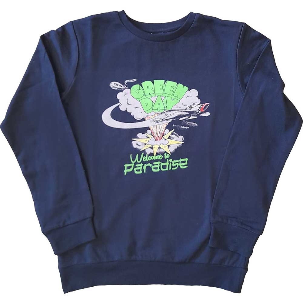 Green Day Kids Sweatshirt: Welcome to Paradise Sweatshirt