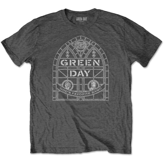 Green Day Unisex T-Shirt: Stained Glass Arch T-Shirt