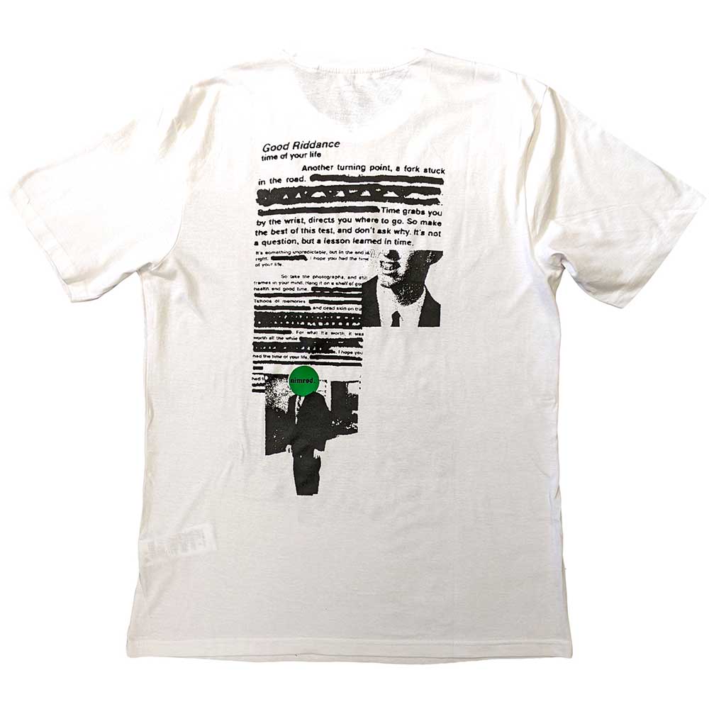 Green Day Unisex T-Shirt: Good Riddance (Back Print) T-Shirt