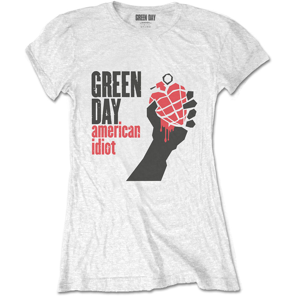 Green Day Ladies T-Shirt: American Idiot T-Shirt