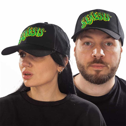 Genesis Unisex Baseball Cap: Green Classic Logo Baseballpet