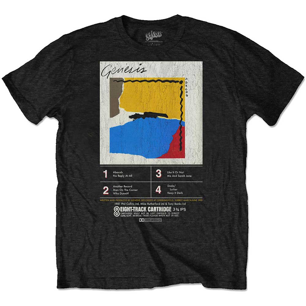 Genesis Unisex T-Shirt: ABACAB 8-Track T-Shirt