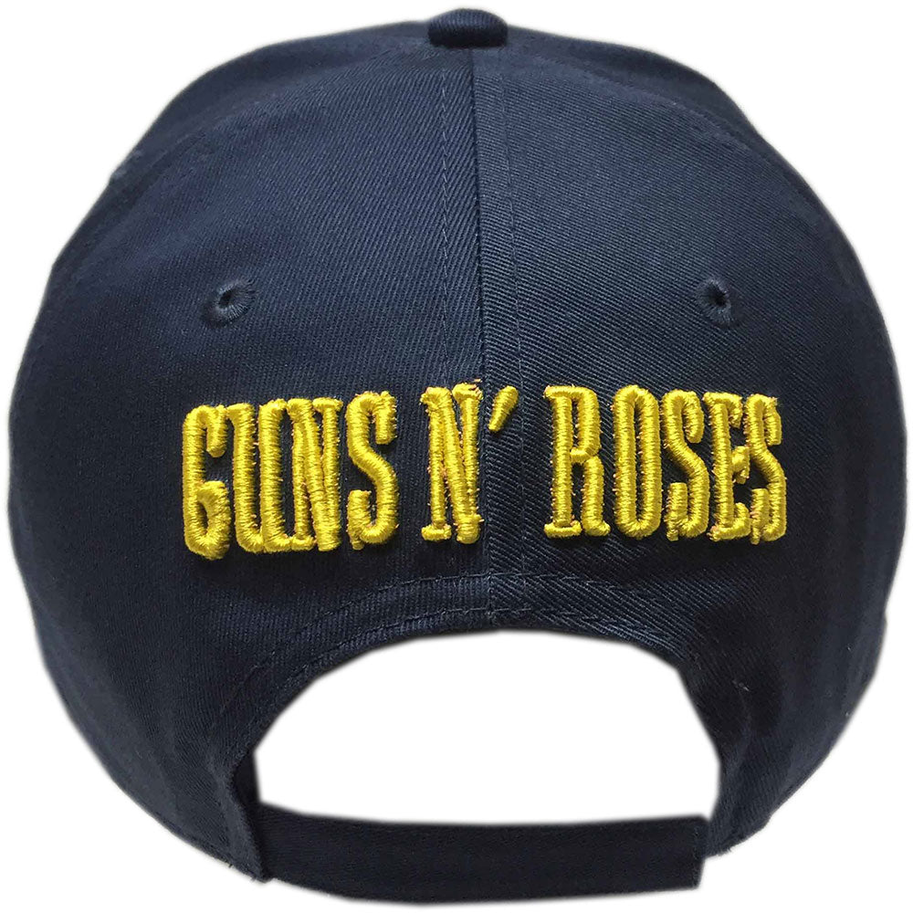 Guns N' Roses Unisex Baseball Cap: Circle Logo (Navy Blue) Baseballpet