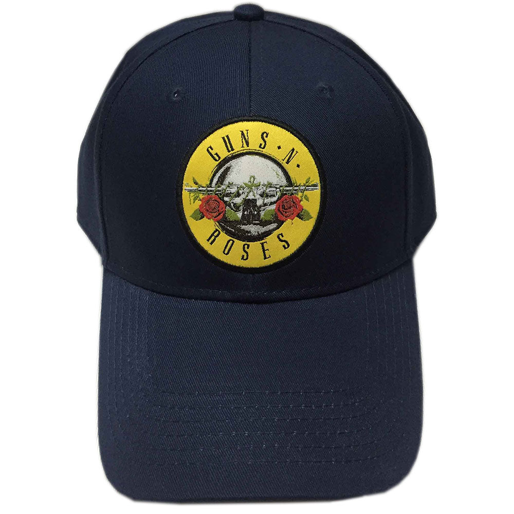 Guns N' Roses Unisex Baseball Cap: Circle Logo (Navy Blue) Baseballpet