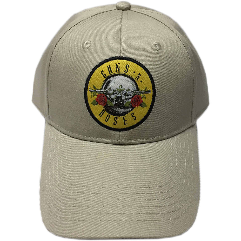 Guns N' Roses Unisex Baseball Cap: Circle Logo (Sand) Baseballpet