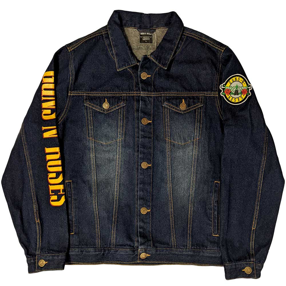 Guns N' Roses Unisex Denim Jacket: Appetite For Destruction (Back Print) Spijkerjas