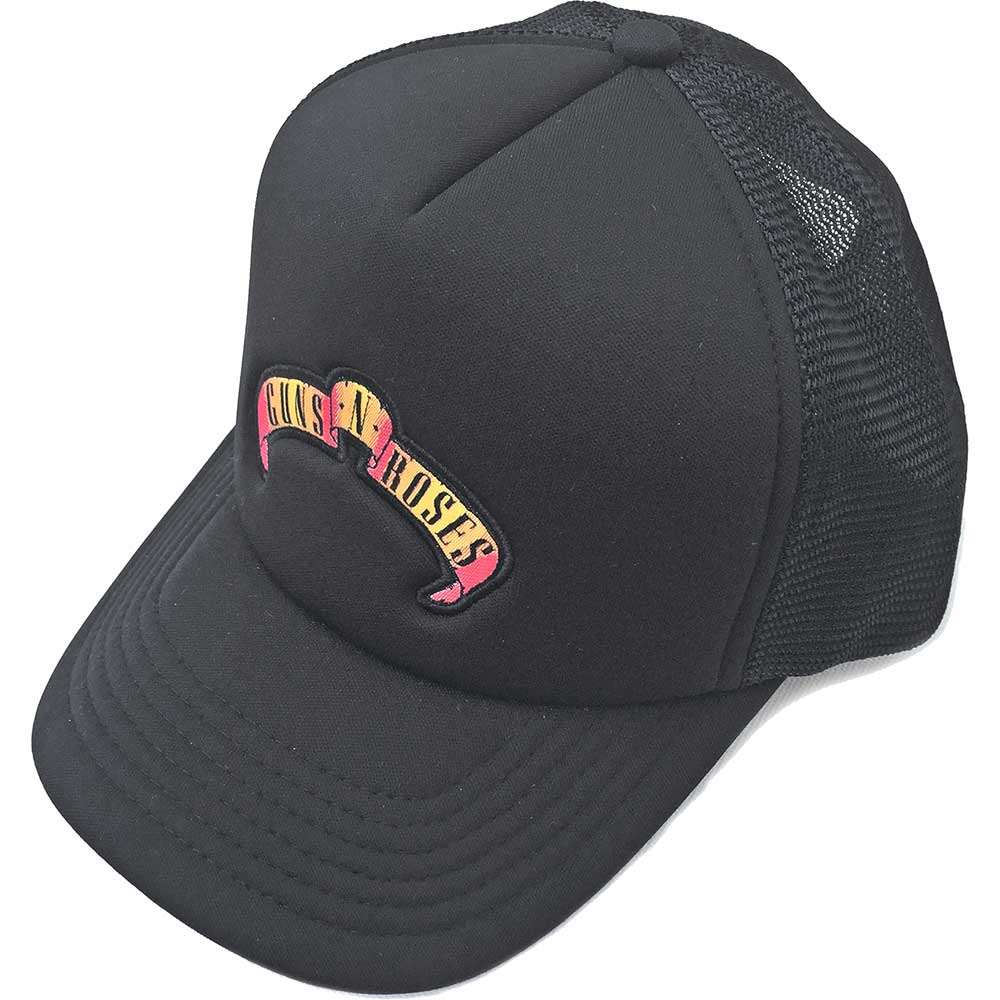 Guns N' Roses Unisex Mesh Back Cap: Scroll Logo Mesh Back Cap