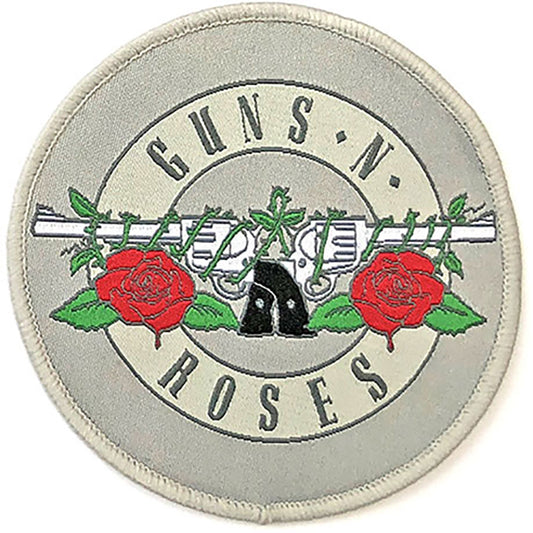 Guns N' Roses Standard Patch: Silver Circle Logo Standaard patch