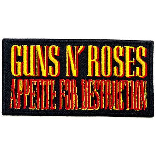 Guns N' Roses Standard Patch: Appetite For Destruction Standaard patch