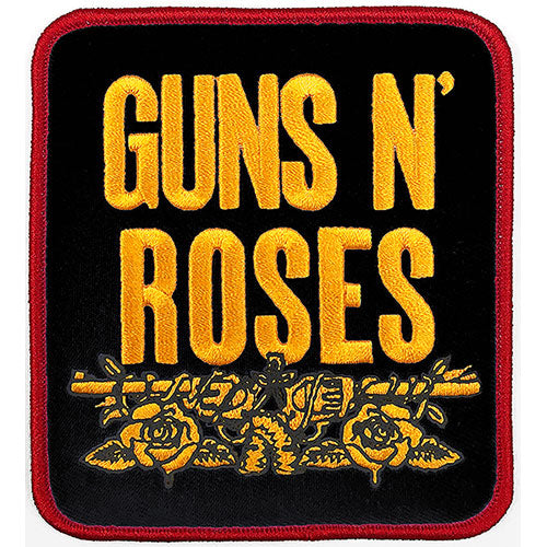 Guns N' Roses Standard Patch: Stacked Black Standaard patch