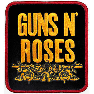 Guns N' Roses Standard Patch: Stacked Black Standaard patch