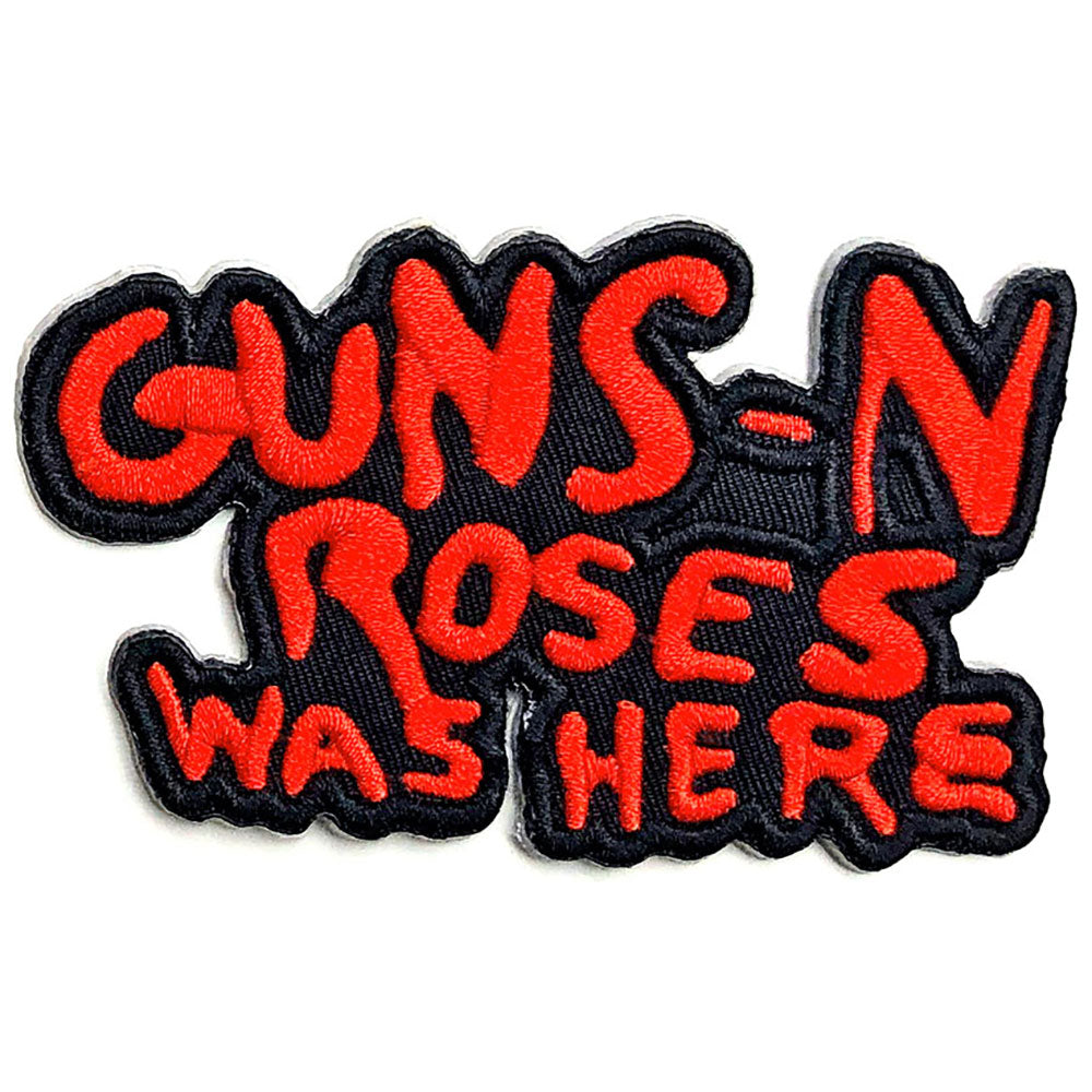 Guns N' Roses Standard Patch: Cut-Out Was Here Standaard patch