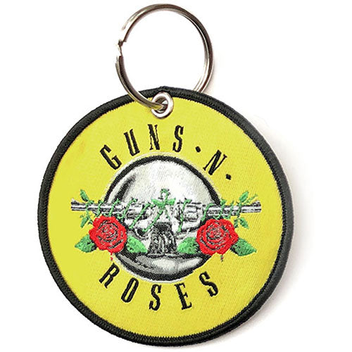 Guns N' Roses Keychain: Classic Circle Logo (Double Sided Patch) Sleutelhanger