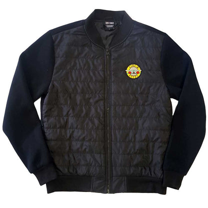 Guns N' Roses Unisex Quilted Jacket: Classic Logo Doorgestikte jas