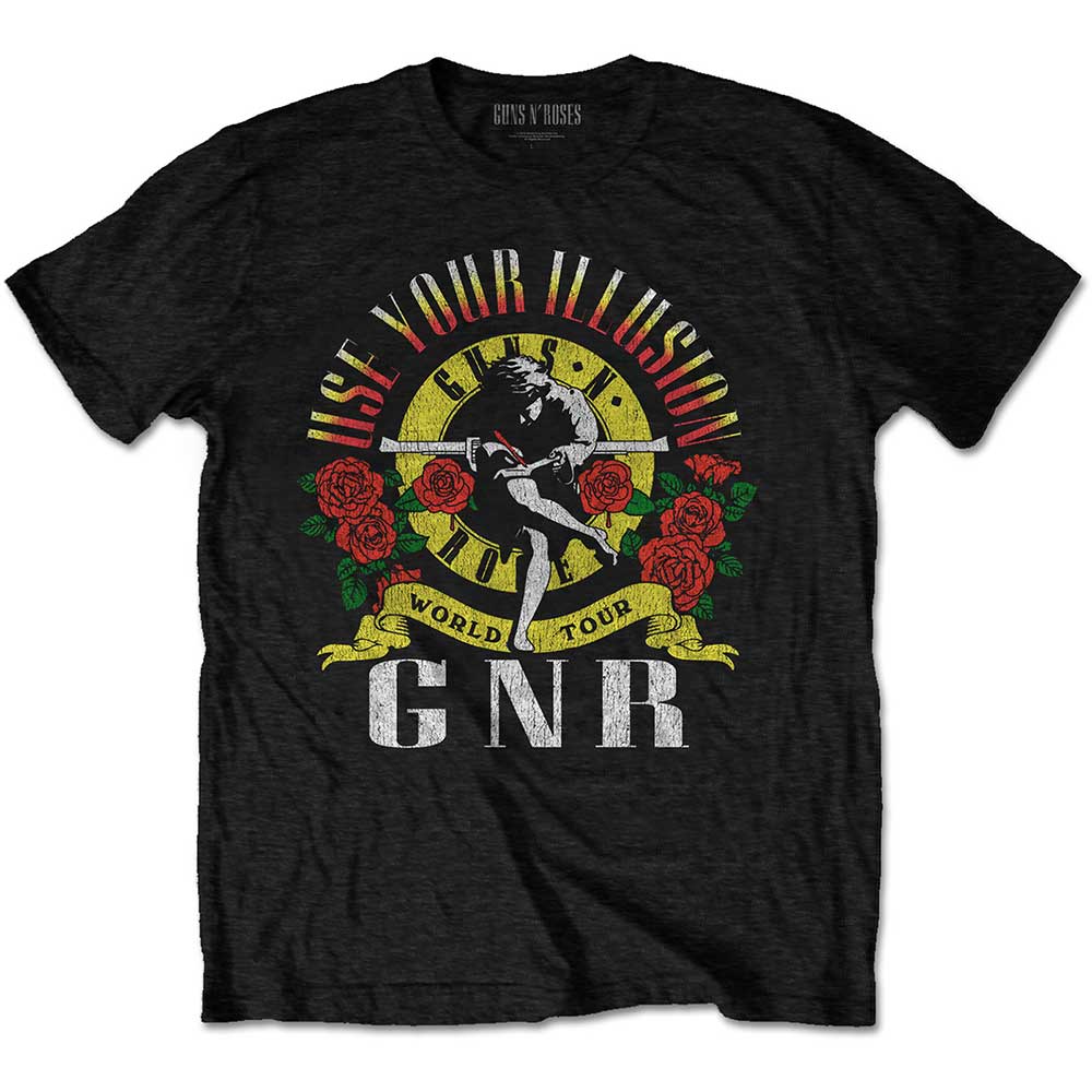 Guns N' Roses Unisex T-Shirt: UYI World Tour T-Shirt