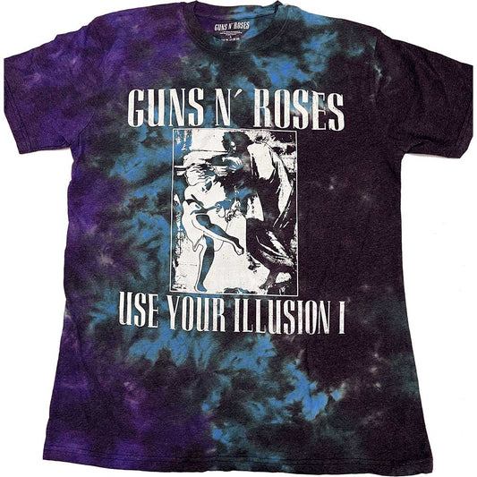 Guns N' Roses Unisex T-Shirt: Use Your Illusion Monochrome (Wash Collection) T-Shirt