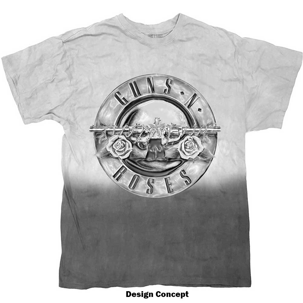 Guns N' Roses Unisex T-Shirt: Tonal Bullet (Wash Collection & Foiled) T-Shirt