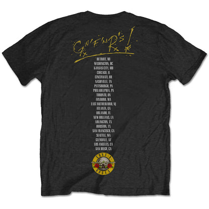 Guns N' Roses Unisex T-Shirt: Not in this Lifetime Tour (Back Print) T-Shirt