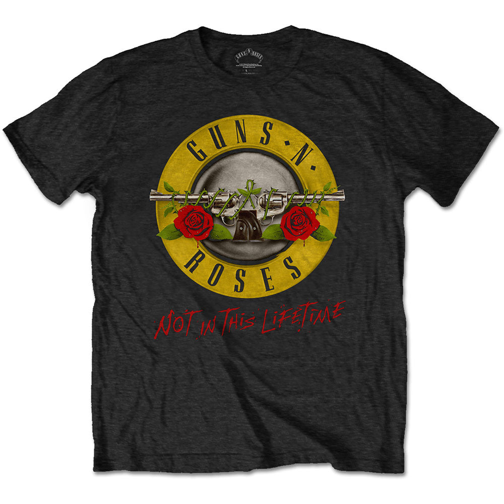 Guns N' Roses Unisex T-Shirt: Not in this Lifetime Tour (Back Print) T-Shirt