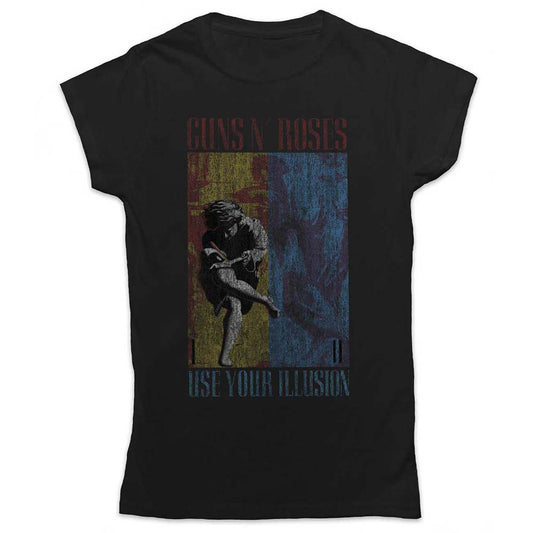 Guns N' Roses Ladies T-Shirt: Use Your Illusion T-Shirt