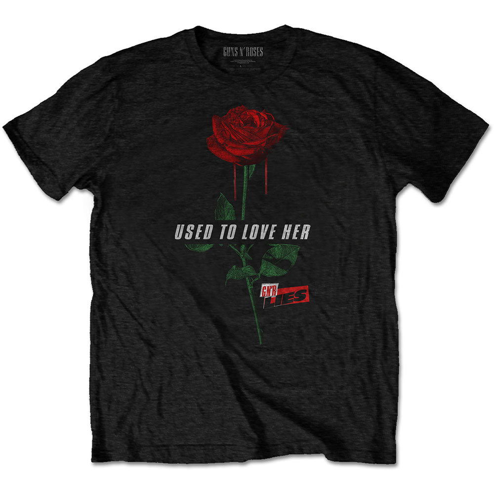 Guns N' Roses Unisex T-Shirt: Used to Love Her Rose T-Shirt