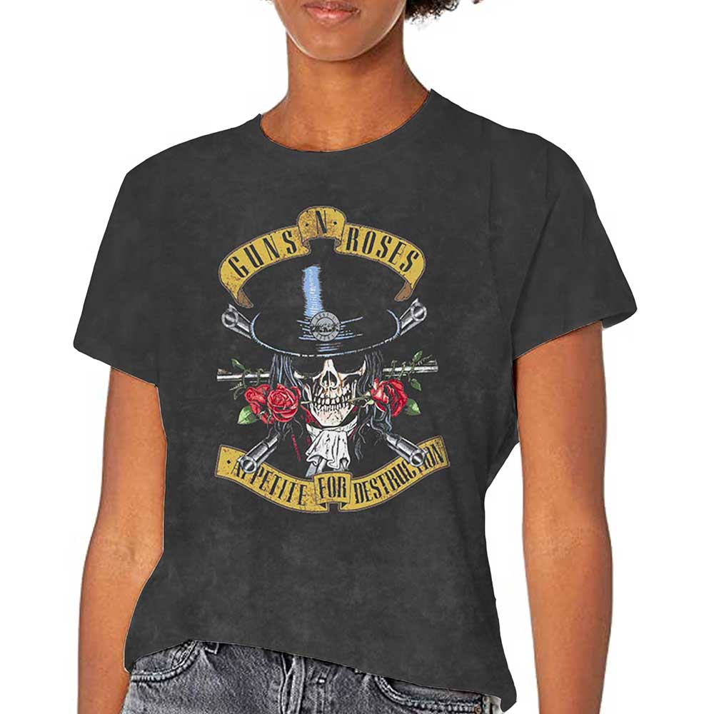 Guns N' Roses Unisex T-Shirt: Appetite Washed (Wash Collection) T-Shirt