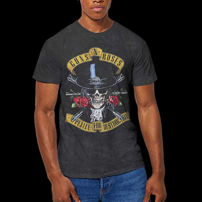 Guns N' Roses Unisex T-Shirt: Appetite Washed (Wash Collection) T-Shirt