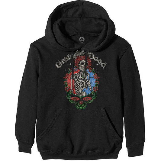 Grateful Dead Unisex Pullover Hoodie: Floral Stealie Trui met capuchon