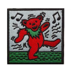 Grateful Dead Standard Patch: Dancing Bear Standaard patch
