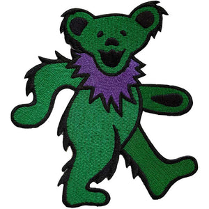Grateful Dead Standard Patch: Green Dancing Bear Standaard patch