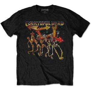 Grateful Dead Unisex T-Shirt: Truckin' Skellies Vintage T-Shirt