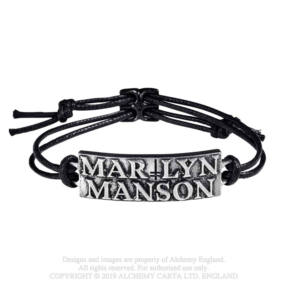 Marilyn Manson Wrist Strap: Logo Wrist Strap