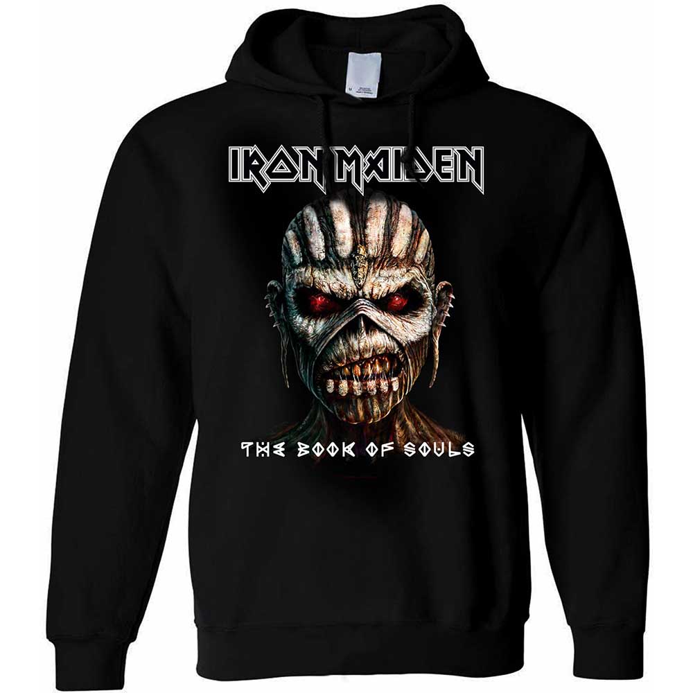 Iron Maiden Unisex Pullover Hoodie: The Book of Souls Trui met capuchon