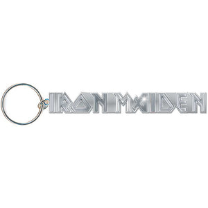 Iron Maiden Keychain: Logo with no tails. (Die-cast Relief) Sleutelhanger