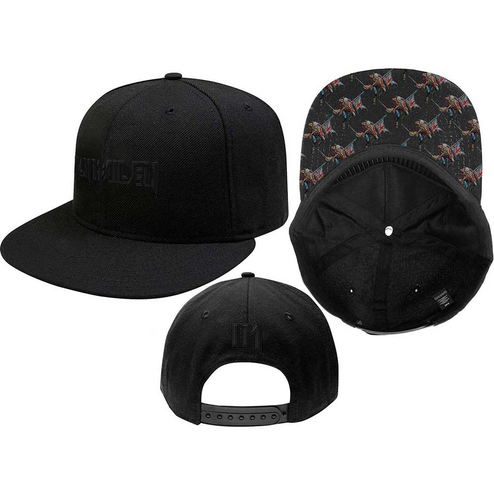 Iron Maiden Unisex Snapback Cap: Logo & Trooper Snapback-pet