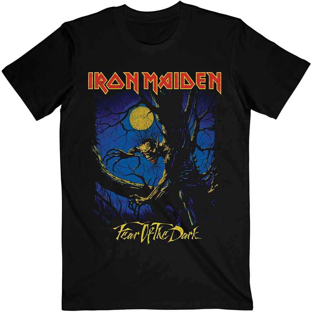 Iron Maiden Unisex T-Shirt: Fear of the Dark Moonlight T-Shirt