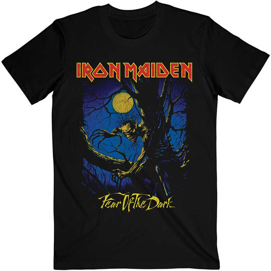Iron Maiden Unisex T-Shirt: Fear of the Dark Moonlight T-Shirt