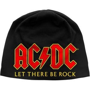 AC/DC Unisex Beanie Hat: Let There Be Rock Muts