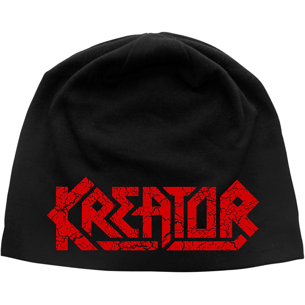 Kreator Unisex Beanie Hat: Cracked Logo Muts
